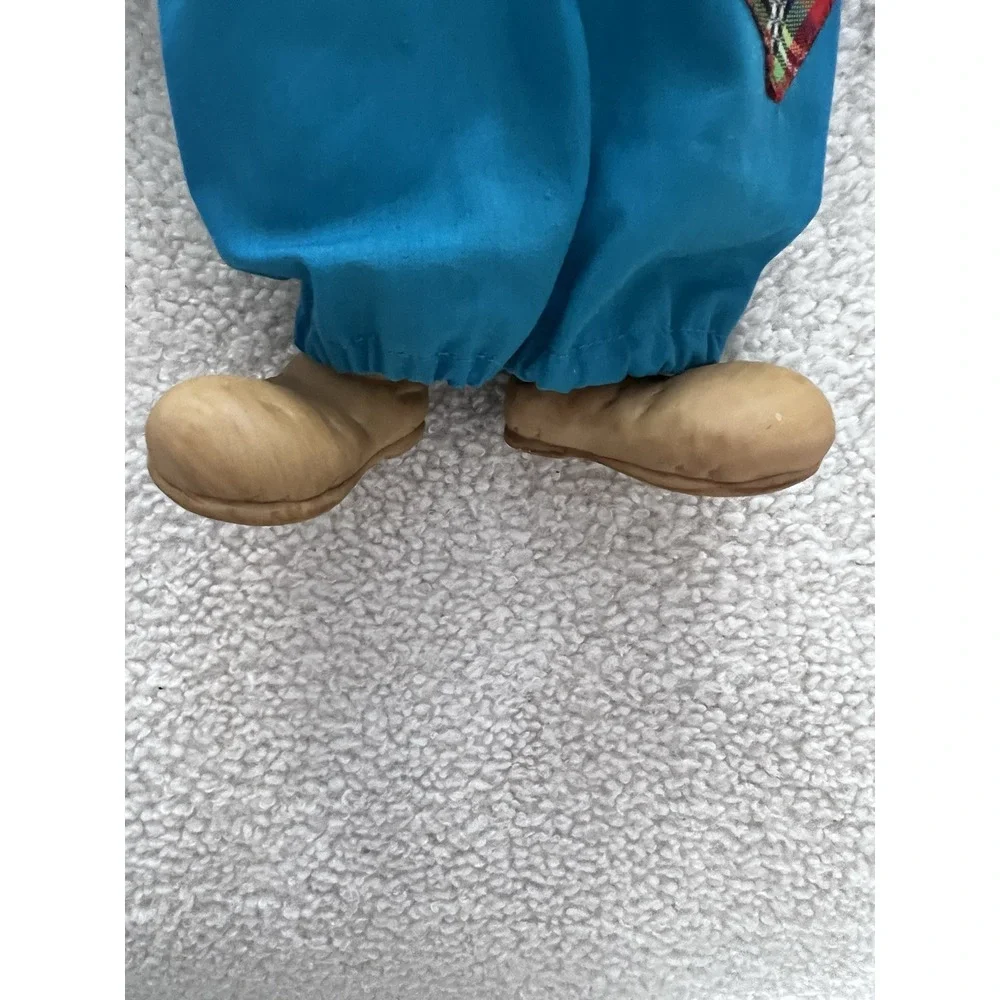 Chips Porcelain‎ Musical Doll By Russ Female Clown With Tag No Box